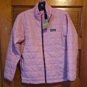 Patagonia Light Pink Quilted Jacket